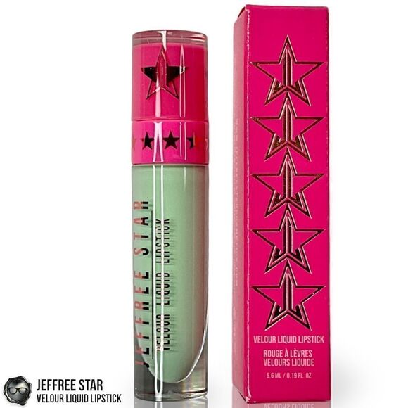 JEFFREE STAR VELOUR LIQUID LIPSTICK IN HIGH SOCIETY PASTEL MINT GREEN LIPCOLOR - Picture 14 of 15